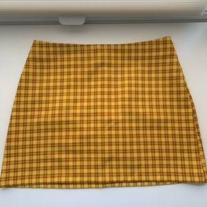 Urban Outfitters Plaid Mini Skirt